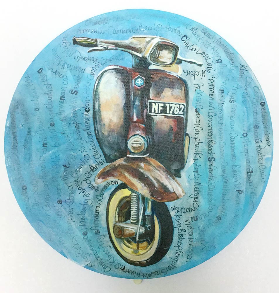 Scooter the Streets -  Editioned and signed print